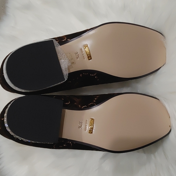 Gucci Velvet GG Malaga Boot Brown 37.5 - Picture 6 of 12